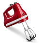 KitchenAid 5KHM6118 EER Batteuse-mélangeuse 6 vitesses avec batteurs flexibles - Rouge